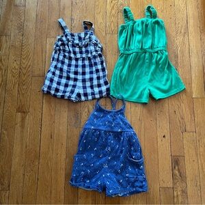 Toddler girl Old Navy summer romper bundle/lot - 3T